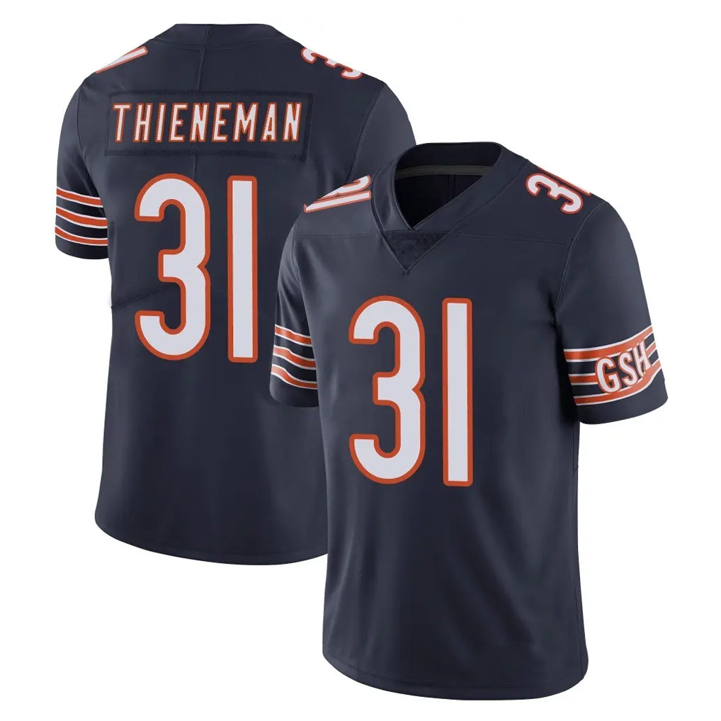 Seanshop C.Bears #31 Dillon Thieneman Player Navy Vapor Untouchable Limited Home Game Stitched Jerseys