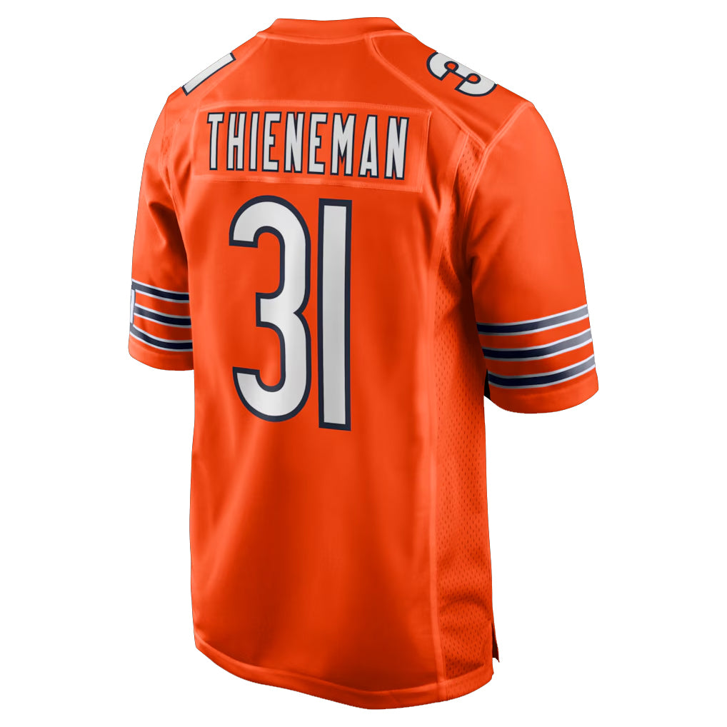 Seanshop C.Bears #31 Dillon Thieneman Player Orange Home Game Stitched Jerseys
