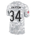Seanshop C.Bears #34 Walter Payton Player Arctic Camo Salute to Service Limited Stitched Jerseys