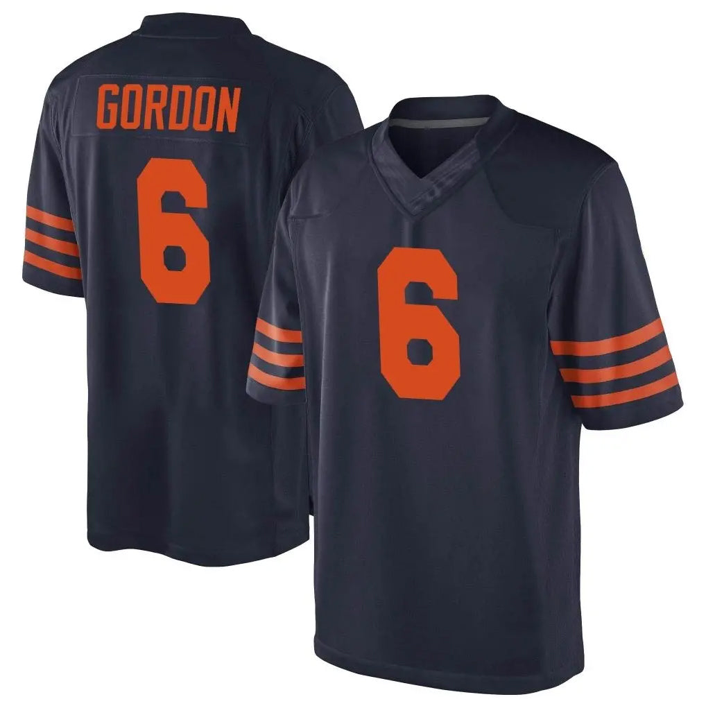 Seanshop C.Bears #6 Kyler Gordon Player Navy Blue Alternate Game Stitched Jerseys