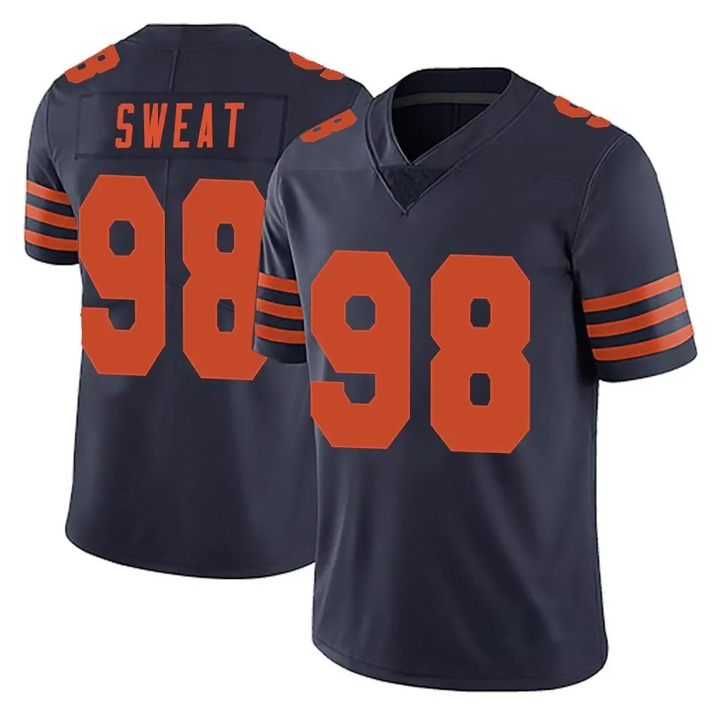 Newshops C.Bears #98 Montez Sweat Player Navy Blue Alternate Vapor Untouchable Limited Stitched Jerseys
