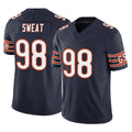 Seanshop C.Bears #98 Montez Sweat Player Navy Vapor F.U.S.E. Limited Home Game Stitched Jerseys