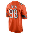 Newshops C.Bears #98 Montez Sweat Player Orange Home Game Stitched Jerseys