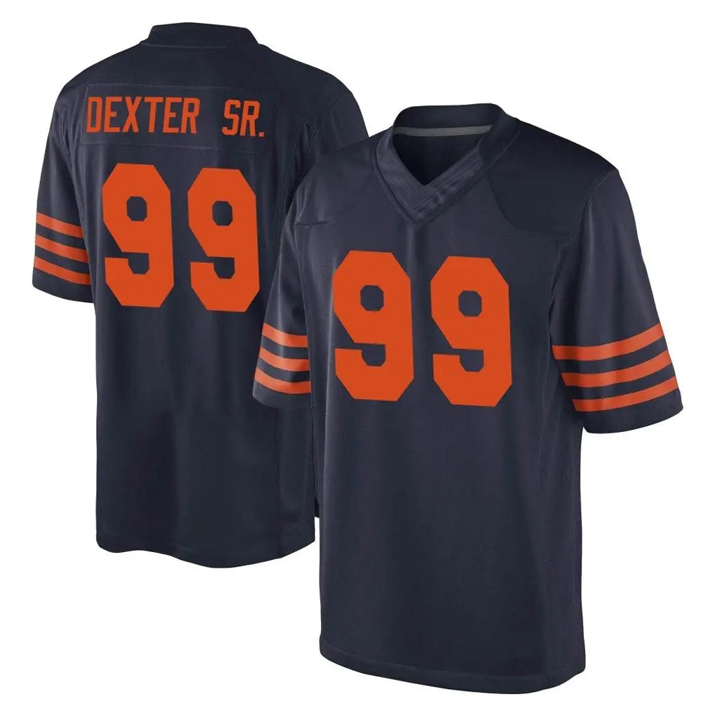 Newshops C.Bears #99 Gervon Dexter Sr. Player Navy Blue Alternate Game Stitched Jerseys