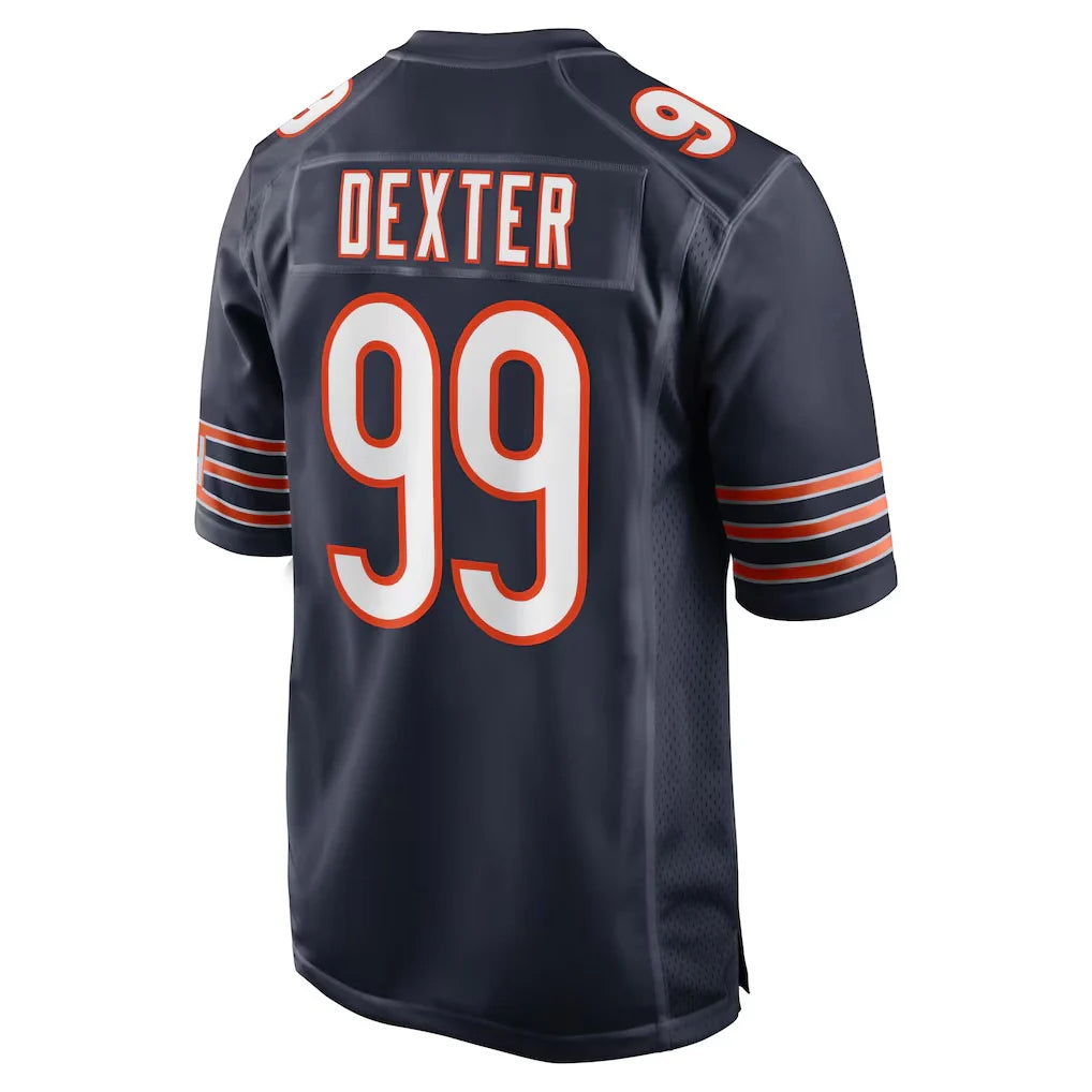 Newshops C.Bears #99 Gervon Dexter Sr. Player Navy Home Game Stitched Jerseys
