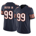 Seanshop C.Bears #99 Gervon Dexter Sr. Player Navy Vapor F.U.S.E. Limited Home Game Stitched Jerseys