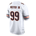 Newshops C.Bears #99 Gervon Dexter Sr. Player White Home Game Stitched Jerseys