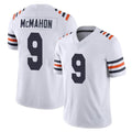 C.Bears #9 Jim McMahon Player White Seanshop Classic Vapor Limited Home Game Stitched Jerseys