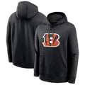 Seanshop C.Bengals Black Long Sleeve Hoodie Blank Player Stitched Jerseys