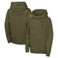 Seanshop C.Bengals Olive Salute to Service Pullover Hoodies Limited Blank Player Stitched Jerseys