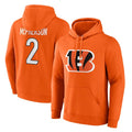 Seanshop C.Bengals #2 Evan McPherson Player Orange Salute to Service Pullover Hoodie Limited Stitched Jerseys
