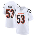 Seanshop C.Bengals #53 Boye Mafe Player White Home Game Stitched Jerseys