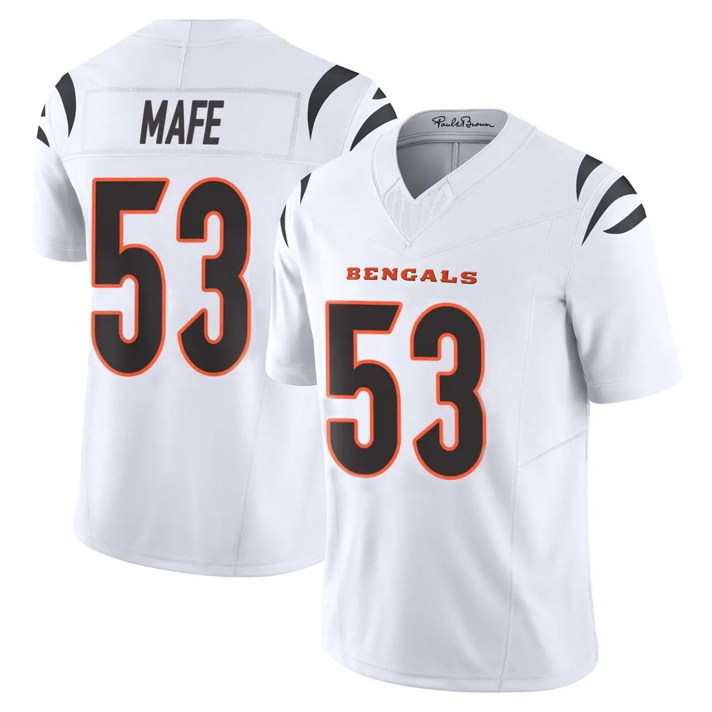 Seanshop C.Bengals #53 Boye Mafe Player White Vapor F.U.S.E. Limited Home Game Stitched Jerseys