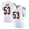 Seanshop C.Bengals #53 Boye Mafe Player White Vapor Untouchable Limited Home Game Stitched Jerseys