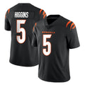 Seanshop C.Bengals #5 Tee Higgins Player Black Vapor Untouchable Limited Home Game Stitched Jerseys