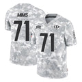 Seanshop C.Bengals #71 Amarius Mims Player Arctic Camo Salute to Service Limited Stitched Jerseys