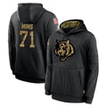 Seanshop C.Bengals #71 Amarius Mims Player Black Salute to Service Pullover Hoodies Limited Stitched Jerseys