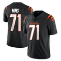 Seanshop C.Bengals #71 Amarius Mims Player Black Vapor Untouchable Limited Home Game Stitched Jerseys