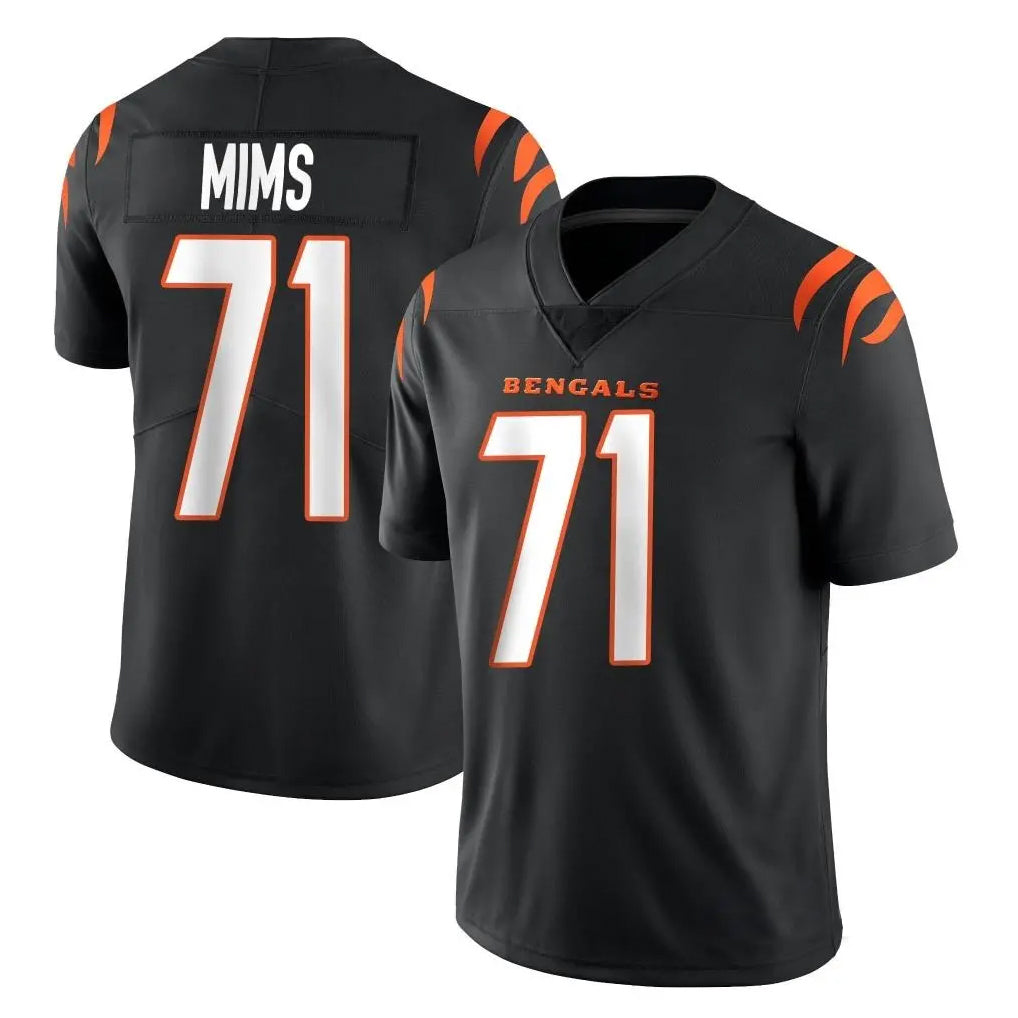Seanshop C.Bengals #71 Amarius Mims Player Black Vapor Untouchable Limited Home Game Stitched Jerseys