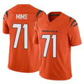 Seanshop C.Bengals #71 Amarius Mims Player Orange Vapor F.U.S.E. Limited Home Game Stitched Jerseys