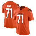 Seanshop C.Bengals #71 Amarius Mims Player Orange Vapor Untouchable Limited Home Game Stitched Jerseys