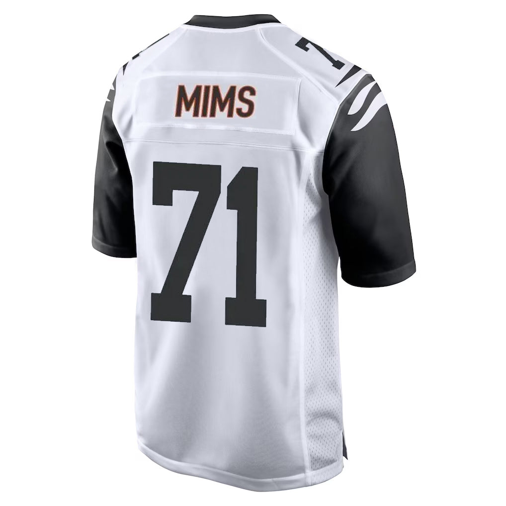 Seanshop C.Bengals #71 Amarius Mims Player White Alternate Home Game Stitched Jerseys