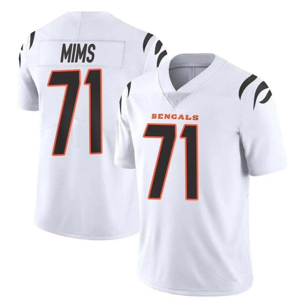 Seanshop C.Bengals #71 Amarius Mims Player White Vapor Untouchable Limited Home Game Stitched Jerseys