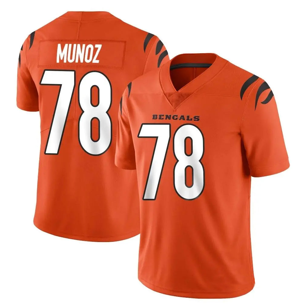 Seanshop C.Bengals #78 Anthony Munoz Player Orange Vapor Untouchable Limited Home Game Stitched Jerseys