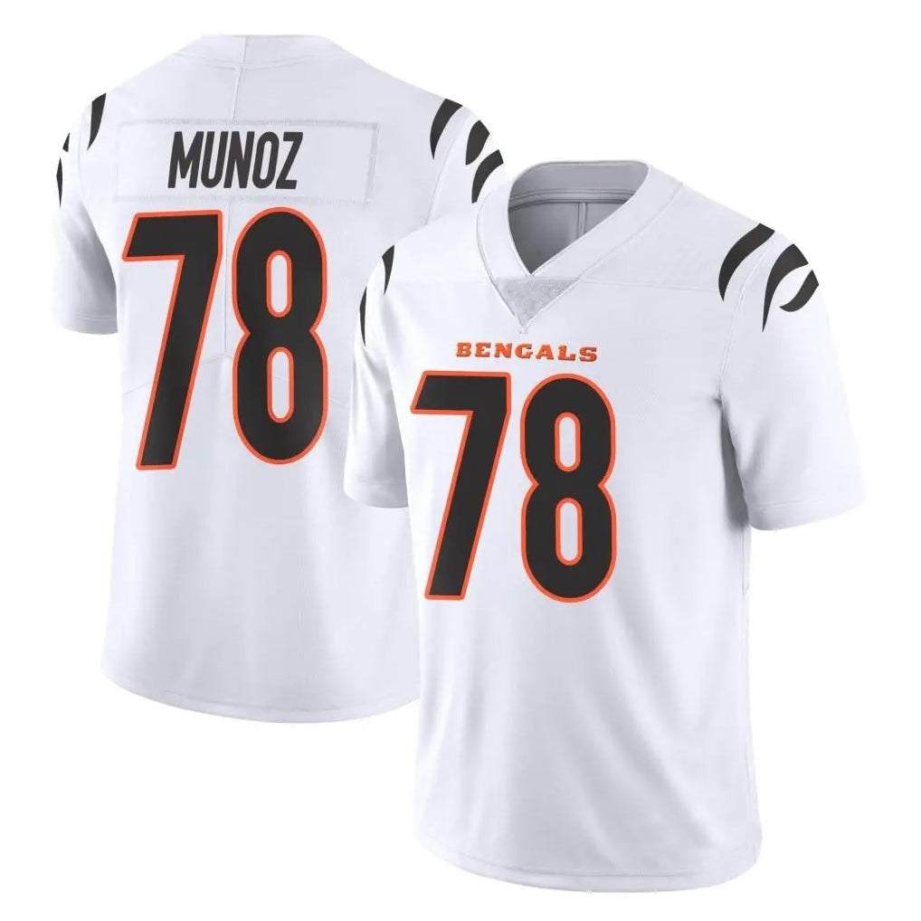 Seanshop C.Bengals #78 Anthony Munoz Player White Vapor Untouchable Limited Home Game Stitched Jerseys
