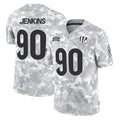 Seanshop C.Bengals #90 Kris Jenkins Jr Player Arctic Camo Salute to Service Limited Stitched Jerseys