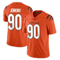 Seanshop C.Bengals #90 Kris Jenkins Jr Player Orange Vapor Untouchable Limited Home Game Stitched Jerseys