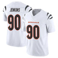 Seanshop C.Bengals #90 Kris Jenkins Jr Player White Vapor F.U.S.E. Limited Home Game Stitched Jerseys