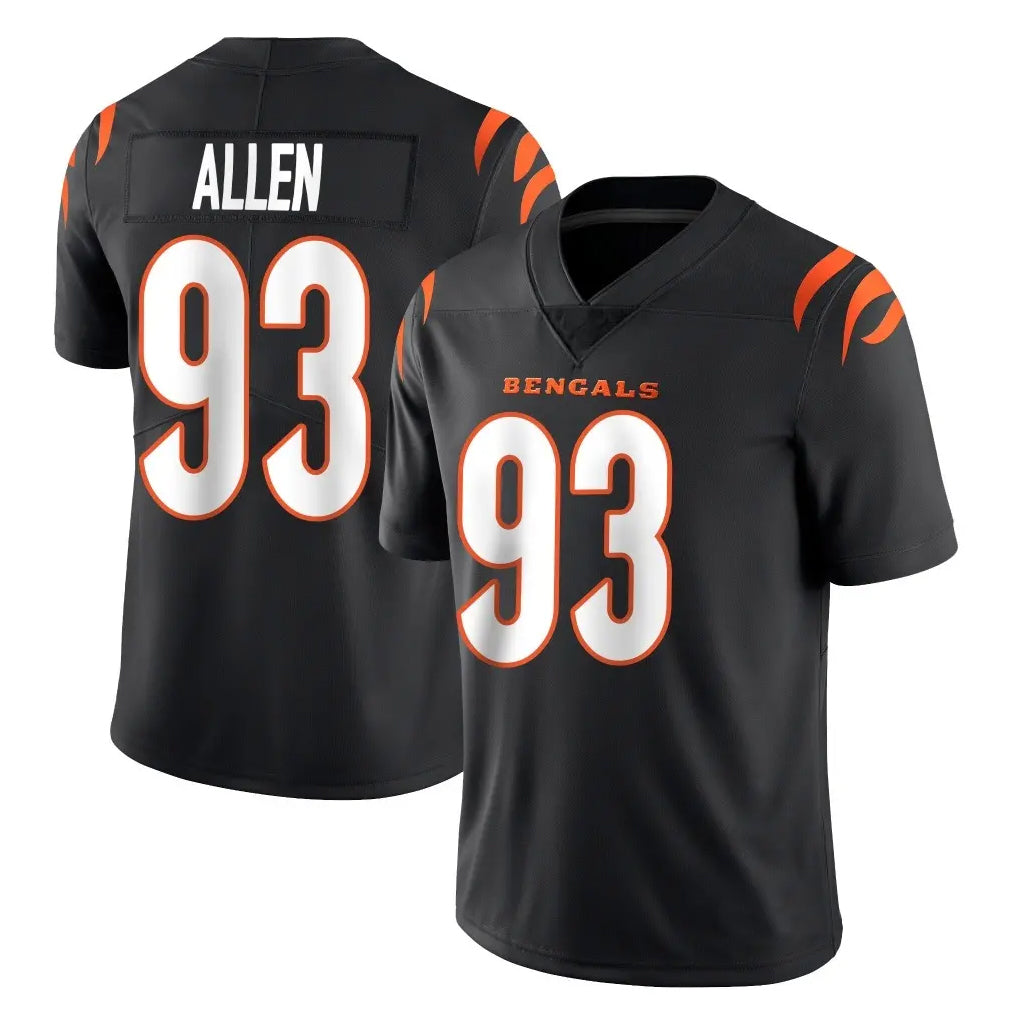 Seanshop C.Bengals #93 Jonathan Allen Player Black Vapor Untouchable Limited Home Game Stitched Jerseys