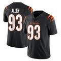 Seanshop C.Bengals #93 Jonathan Allen Player Black Vapor Untouchable Limited Home Game Stitched Jerseys