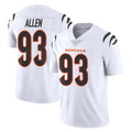 Seanshop C.Bengals #93 Jonathan Allen Player White Vapor Untouchable Limited Home Game Stitched Jerseys