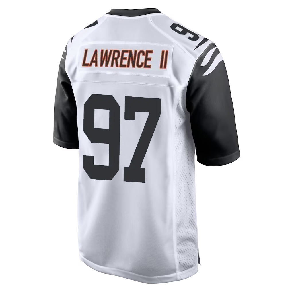 Seanshop C.Bengals #97 Dexter Lawrence II Player White Alternate Home Game Stitched Jerseys