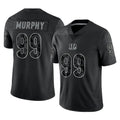 Seanshop C.Bengals #99 Myles Murphy Player Black Reflective Limited Game Stitched Jerseys