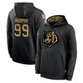 Seanshop C.Bengals #99 Myles Murphy Player Black Salute to Service Pullover Hoodies Limited Stitched Jerseys