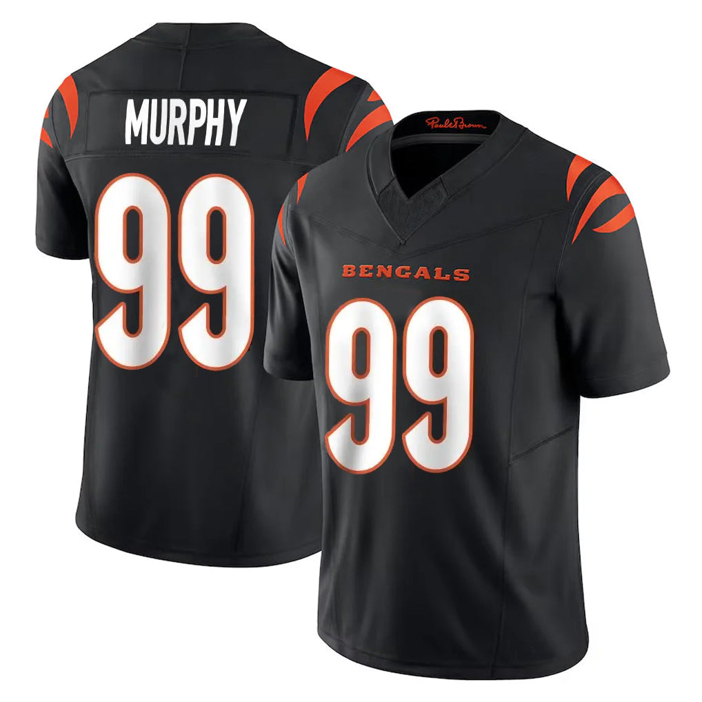 Seanshop C.Bengals #99 Myles Murphy Player Black Vapor F.U.S.E. Limited Home Game Stitched Jerseys
