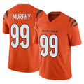 Seanshop C.Bengals #99 Myles Murphy Player Orange Vapor F.U.S.E. Limited Home Game Stitched Jerseys