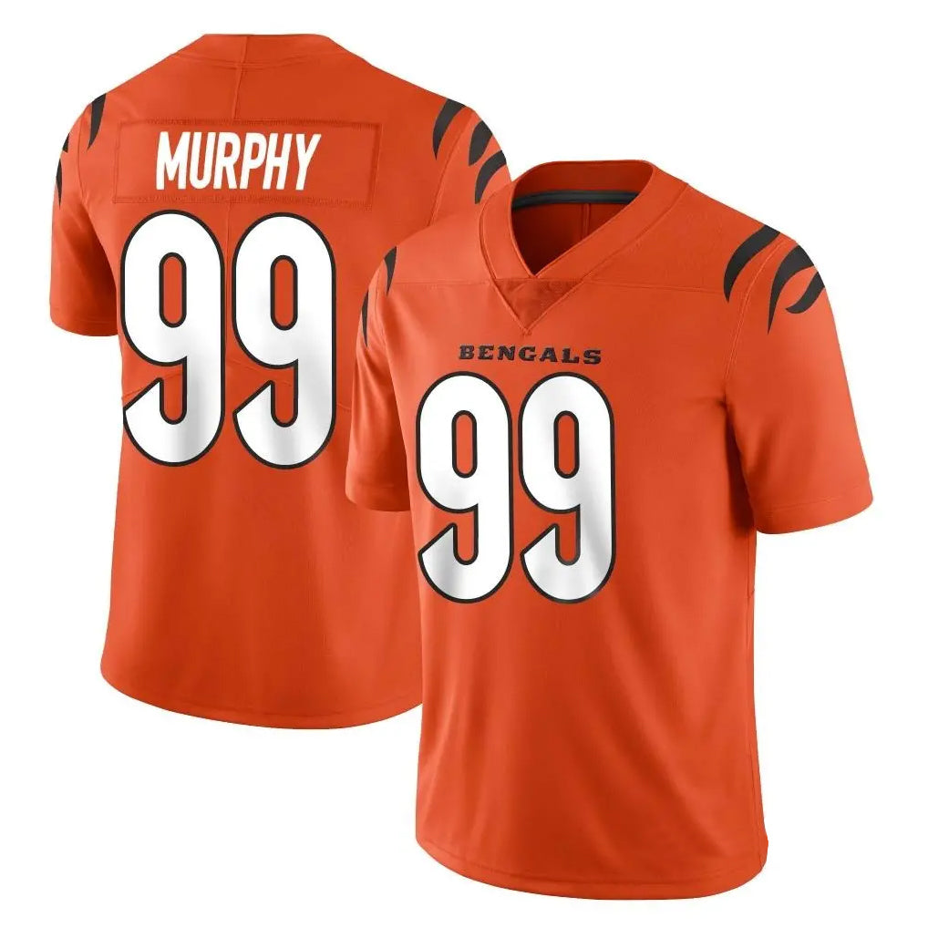 Seanshop C.Bengals #99 Myles Murphy Player Orange Vapor Untouchable Limited Home Game Stitched Jerseys
