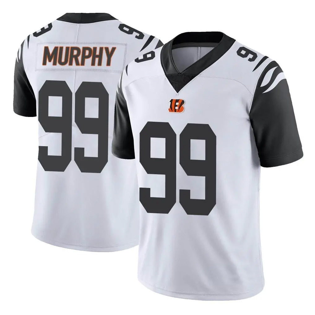 Seanshop C.Bengals #99 Myles Murphy Player White Color Rush Vapor Untouchable Limted Home Game Stitched Jerseys