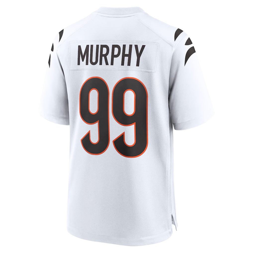 Seanshop C.Bengals #99 Myles Murphy Player White Home Game Stitched Jerseys