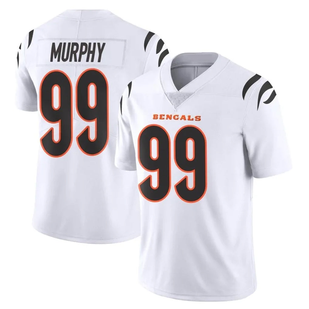 Seanshop C.Bengals #99 Myles Murphy Player White Vapor Untouchable Limited Home Game Stitched Jerseys