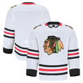 Seanshop C.Blackhawks White Away Authentic Pro Jerseys