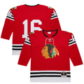 Seanshop C.Blackhawks #16 Bobby Hull Scarlet 1960-61 Power Play Jerseys