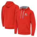 Seanshop  C.Browns Orange Brushed Carbon Pullover Hoodie Blank Player Limited Stitched Jerseys