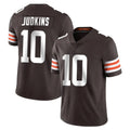 Seanshop C.Browns #10 Quinshon Judkins Player Brown Color Vapor Untouchable Limited Home Game Stitched Jerseys