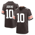 Seanshop C.Browns #10 Quinshon Judkins Player Brown Home Game Stitched Jerseys