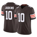 Seanshop C.Browns #10 Quinshon Judkins Player Brown Vapor F.U.S.E. Limited Home Game Stitched Jerseys